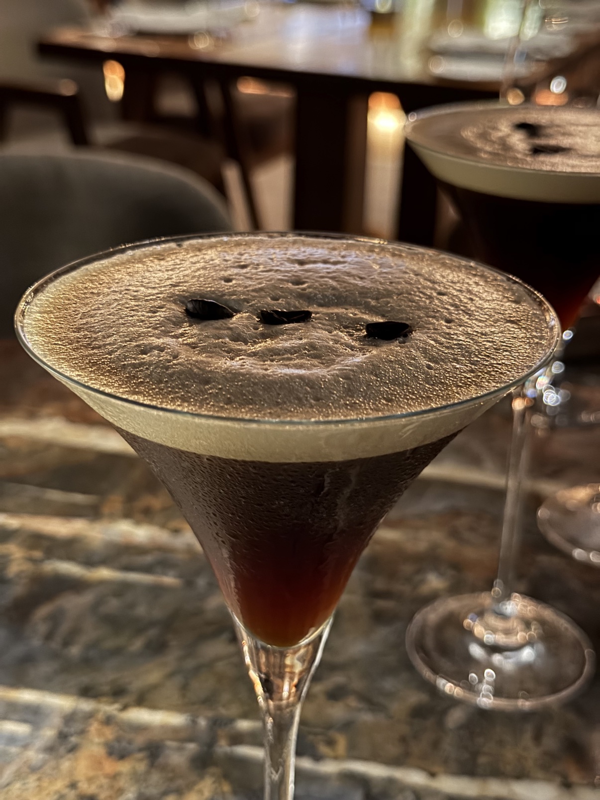 Espresso martinis.